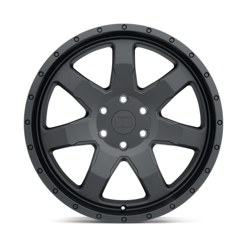 1785SLM126127M78 - Level 8 Slam 17X8.5 6X127  12mm Matte Black - Level 8 Wheels Canada