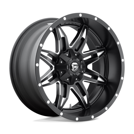 D56720908357 - Fuel Off-Road D567 Lethal 20X9 6X139.7 ET 20mm Matte Black Milled - Fuel Off-Road Wheels Canada