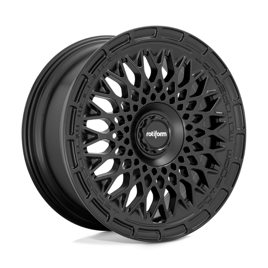 R174198502+35 - Rotiform R174 LHR-M 19X8.5 5X114.3 / 5X108 35mm Satin Black - Rotiform Wheels Canada