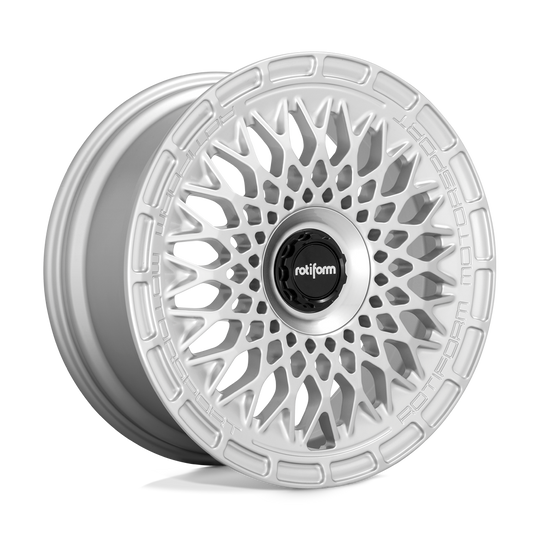 R176198525+45 - Rotiform R176 LHR-M 19X8.5 5X112 / 5X120.65 45mm Silver - Rotiform Wheels Canada