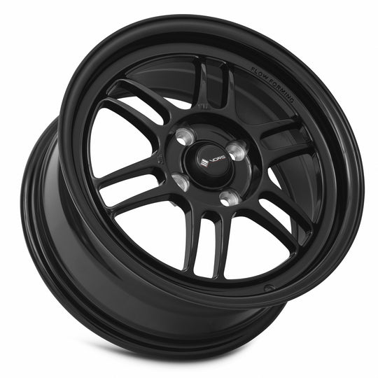 LT01157040040BK - Vors LT01 15X7 4X100 40MM Gloss Black - Vors Wheels Canada