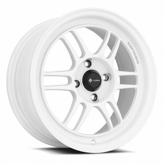 LT01157040040W - Vors LT01 15X7 4X100 40MM White - Vors Wheels Canada