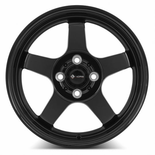 LT05157040040BK - Vors LT05 15X7 4X100 40MM Gloss Black - Vors Wheels Canada