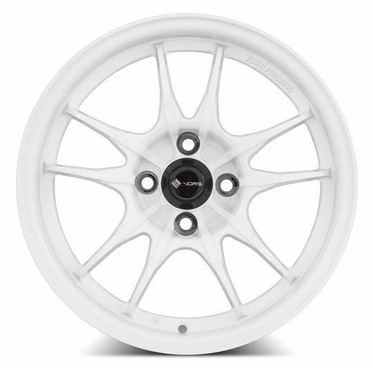 LT10157040040W - Vors LT10 15X7 4X100 40MM White - Vors Wheels Canada