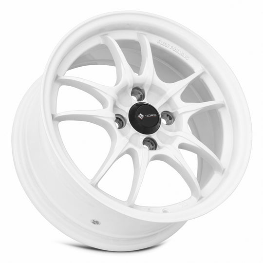 LT10157040040W - Vors LT10 15X7 4X100 40MM White - Vors Wheels Canada