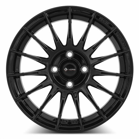 LT15157040040BK - Vors LT15 15X7 4X100 40MM Gloss Black - Vors Wheels Canada