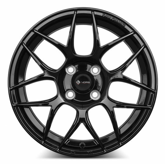 LT27157040040BK - Vors LT27 15X7 4X100 40MM Gloss Black - Vors Wheels Canada