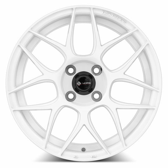 LT27157040040W - Vors LT27 15X7 4X100 40MM White - Vors Wheels Canada