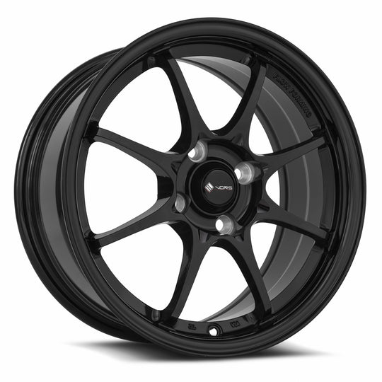 LT28157040040BK - Vors LT28 15X7 4X100 40MM Gloss Black - Vors Wheels Canada