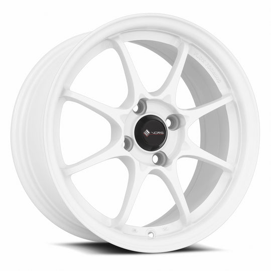 LT28157040040W - Vors LT28 15X7 4X100 40MM White - Vors Wheels Canada