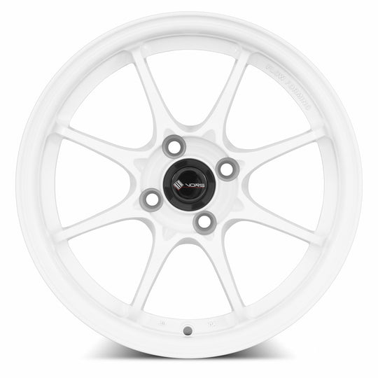 LT28157040040W - Vors LT28 15X7 4X100 40MM White - Vors Wheels Canada
