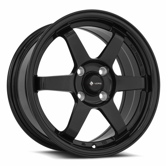 LT37157040040BK - Vors LT37 15X7 4X100 40MM Gloss Black - Vors Wheels Canada
