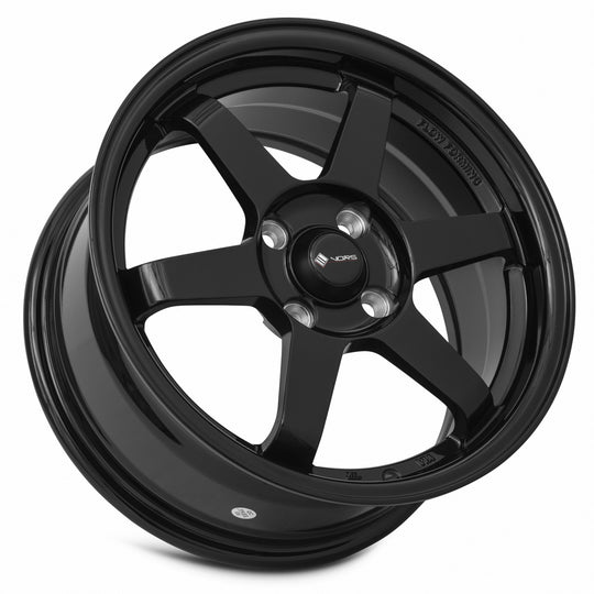 LT37157040040BK - Vors LT37 15X7 4X100 40MM Gloss Black - Vors Wheels Canada