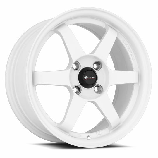 LT37157040040W - Vors LT37 15X7 4X100 40MM White - Vors Wheels Canada