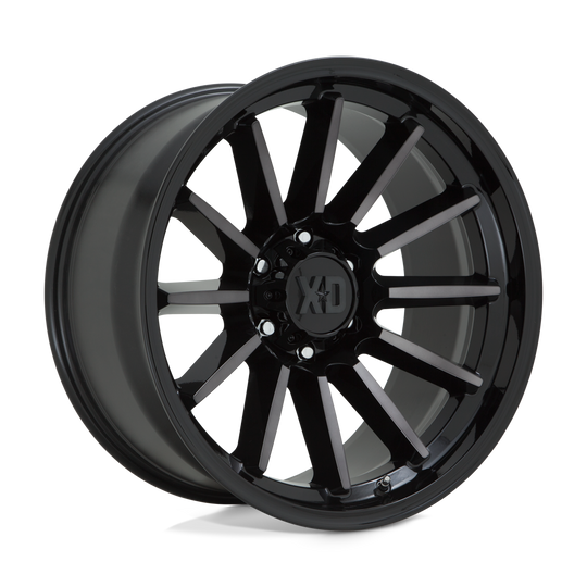 XD85579063418 - XD855 Luxe 17X9 6X135  18mm Gloss Black Machined With Gray Tint - XD Wheels Canada