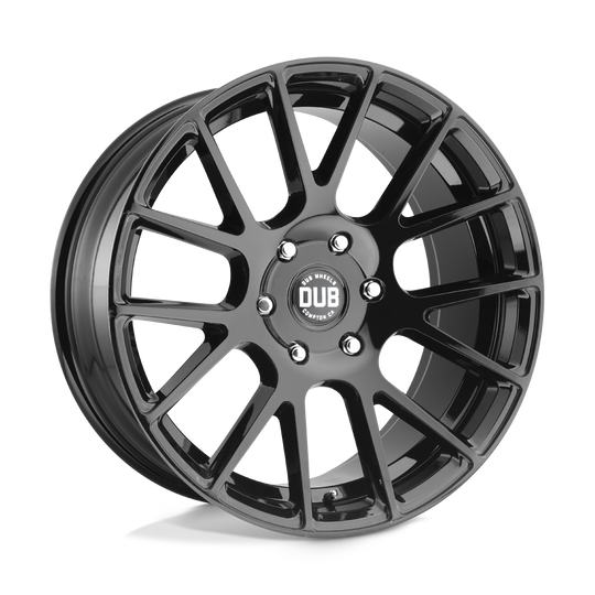 S205209077+30 - DUB S205 Luxe 20X9 6X139.7  30mm Gloss Black - DUB Wheels Canada