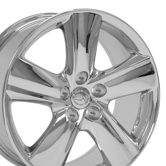 LX19-18080-5450-35C - OE Wheels Replica LX19 18X8 5X114.3 ET35mm Chrome - OE Wheels Wheels Canada