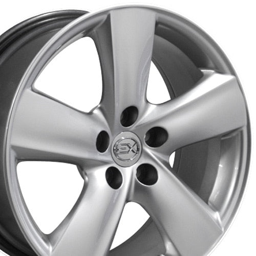 LX19-18080-5450-35HS - OE Wheels Replica LX19 18X8 5X114.3 ET35mm Hyper Silver - OE Wheels Wheels Canada