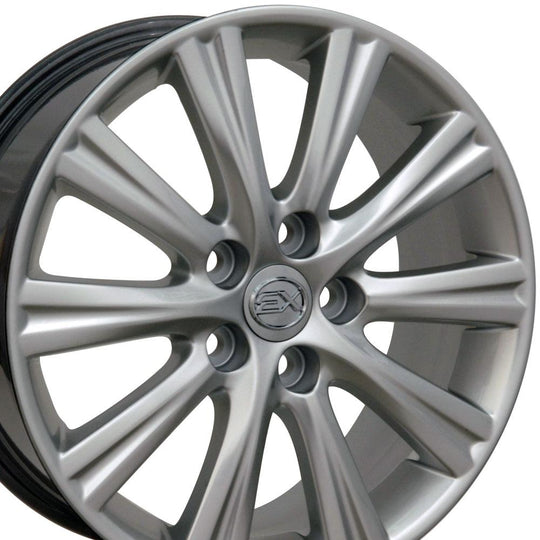 LX43-17070-5450-45HS - OE Wheels Replica LX43 17X7 5X114.3 ET45mm Gloss Hyper Silver - OE Wheels Wheels Canada