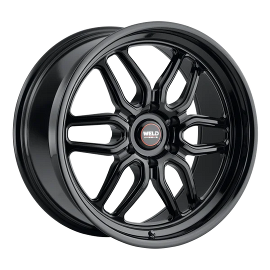 S15970089P42 - Weld Street Performance Laguna 6 Drag 17X10 6X135 ET 42mm Gloss Black - Weld Street Performance Wheels Canada