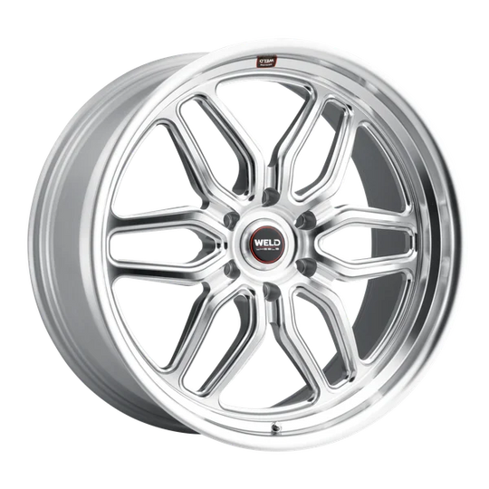 S11429584P25 - Weld Street Performance Laguna 6 Street 22X9.5 6X139.7 ET 25mm Gloss Machined - Weld Street Performance Wheels Canada