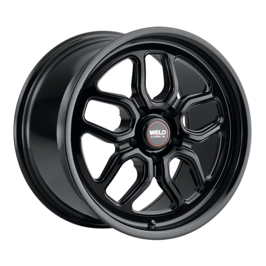 S15870022P42 - Weld Street Performance Laguna Drag 17X10 5X120 ET 42mm Gloss Black - Weld Street Performance Wheels Canada