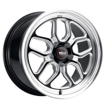 Load image into Gallery viewer, S15280067P50 - WELD Street Performance Laguna Drag 18X10 5X114.3 +50mm Gloss Black Milled &amp; Diamond Lip - WELD Street Performance Wheels Canada