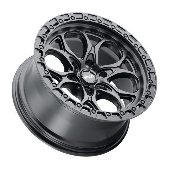 W10800084600 - WELD Off-Road Ledge 6 20X10 6X139.7 +13mm Satin Black - WELD Off-Road Wheels Canada