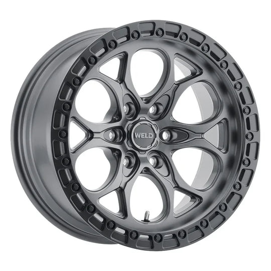 W10702084475 - Weld Off-Road Ledge 6 20X12 6X139.7 ET -44mm Satin Gunmetal - Weld Off-Road Wheels Canada
