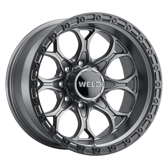 W10709017501 - Weld Off-Road Ledge 8 20X9 8X170 ET 0mm Satin Gunmetal - Weld Off-Road Wheels Canada
