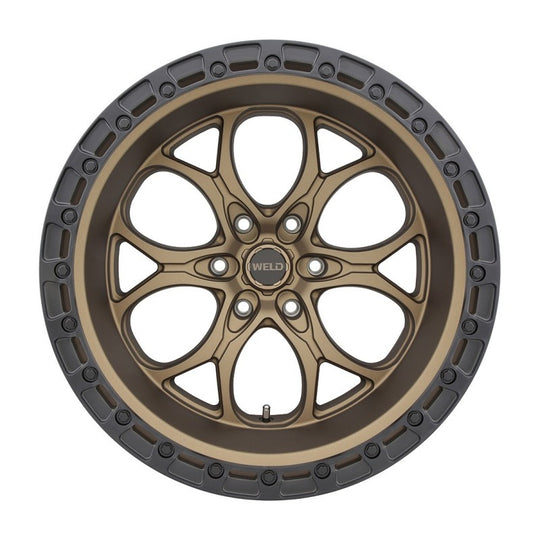 W10880089476 - WELD Off-Road Ledge Six 18X10 6X135 -19mm Satin Black - WELD Off-Road Wheels Canada
