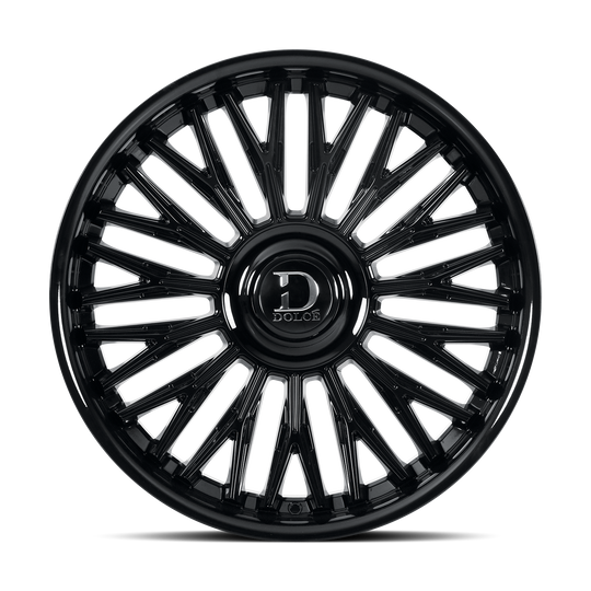 LUSSO-241036GB25 - Dolce Luxury Lusso 24X10 6X135 / 6X139.7 ET 25mm Gloss Black - Dolce Luxury Wheels Canada
