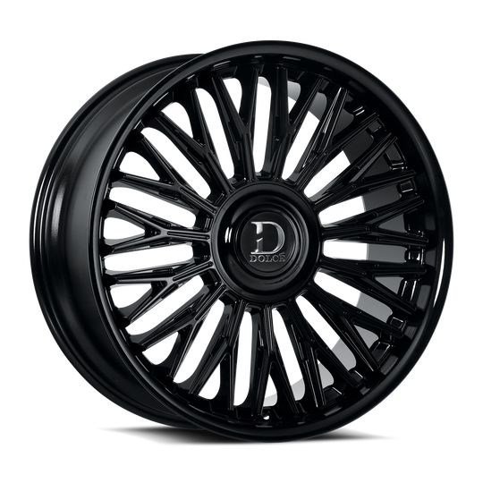 LUSSO-229500GB18 - Dolce Luxury Lusso 22X9.5 Blank ET 18mm Gloss Black - Dolce Luxury Wheels Canada