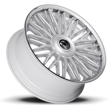 Load image into Gallery viewer, LUSSO-241000GSBF25 - Dolce Luxury Lusso 24X10 Blank ET 25mm Gloss Sliver Brush Face Stainless Lip - Dolce Luxury Wheels Canada
