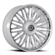 Load image into Gallery viewer, LUSSO-241000GSBF25 - Dolce Luxury Lusso 24X10 Blank ET 25mm Gloss Sliver Brush Face Stainless Lip - Dolce Luxury Wheels Canada