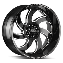 Load image into Gallery viewer, M070800N19GBML - Off Road Monster M07 M07 20X10 BLANK -19mm Gloss Black Milled - Off Road Monster Wheels Canada