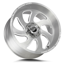 Load image into Gallery viewer, M070527N19BFS - Off Road Monster M07 M07 20X10 5X127 -19mm Brushed Face Silver - Off Road Monster Wheels Canada