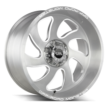 Load image into Gallery viewer, M07212639N44BFS - Off Road Monster M07 M07 22X12 6X139.7 -44mm Brushed Face Silver - Off Road Monster Wheels Canada