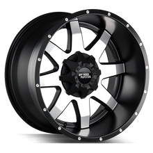 Load image into Gallery viewer, M08000000BM - Off Road Monster M08 M08 20X9 BLANK 0mm Flat Black Machined - Off Road Monster Wheels Canada