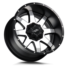 Load image into Gallery viewer, M08012000N44BM - Off Road Monster M08 M08 20X12 BLANK -44mm Flat Black Machined - Off Road Monster Wheels Canada