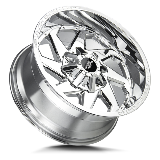 M090000N12 - Off Road Monster M09 M09 20X10 BLANK -12mm Chrome - Off Road Monster Wheels Canada