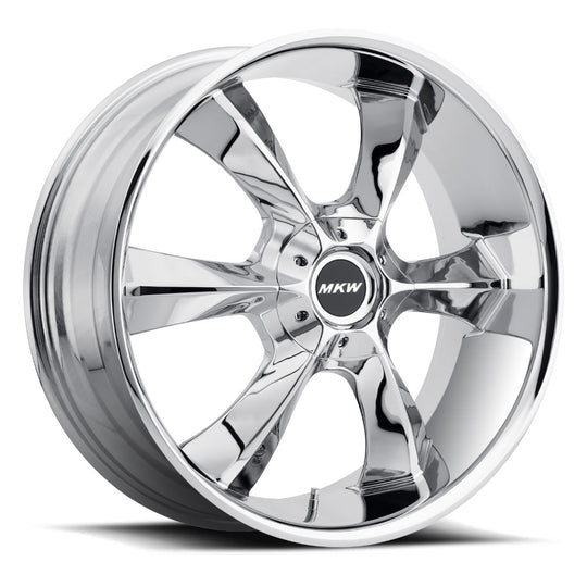 M119-2090613918C - MKW M119 20X9 6X139.7 18mm Chrome Wheel - MKW Wheels Canada