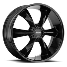 Load image into Gallery viewer, M119-2090613930BB - MKW M119 20X9 6X139.7 30mm Gloss Black Wheel - MKW Wheels Canada