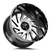 Charger l'image dans la galerie, M12414639N76GBM - Off Road Monster M12 M12 24X14 6X139.7 -76mm Gloss Black Machined - Off Road Monster Wheels Canada
