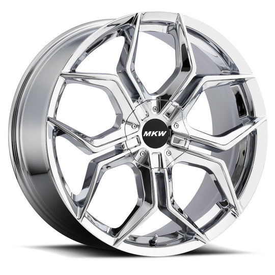 M121-2085000535C - MKW M121 20X8.5 5X100/5X108 35mm Chrome Wheel - MKW Wheels Canada