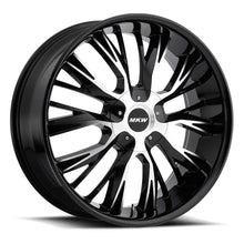 Load image into Gallery viewer, M122-1880003140B - MKW M122 18X8 5X110/5X115 40mm Gloss Black Machined Wheel - MKW Wheels Canada