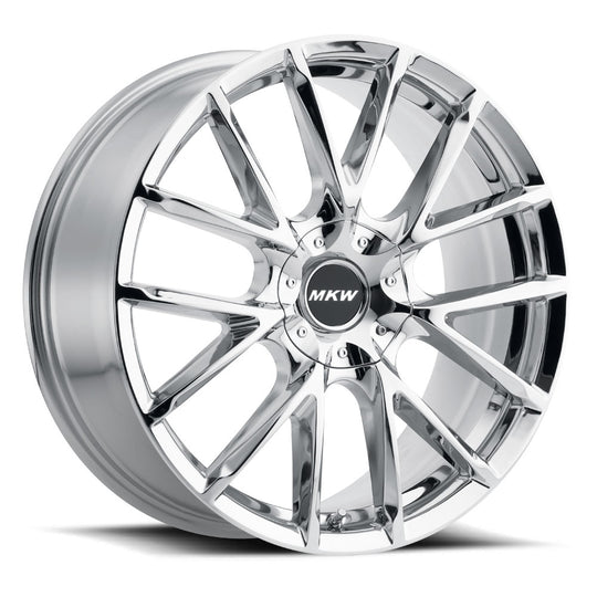 M123-2085003340C - MKW M123 20X8.5 5X112/5X114 40mm Chrome Wheel - MKW Wheels Canada