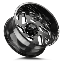 Load image into Gallery viewer, M190539N19GBML - Off Road Monster M19 M19 20X10 5X139.7 -19mm Gloss Black Milled - Off Road Monster Wheels Canada