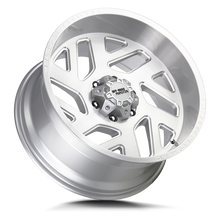 Load image into Gallery viewer, M190000N19BSML - Off Road Monster M19 M19 20X10 BLANK -19mm Brushed Silver Milled - Off Road Monster Wheels Canada