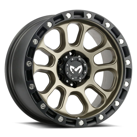 M204-20906550-12Z - MKW Offroad M204 20X9 6X139.7 -12mm Matte Bronze Wheel - MKW Offroad Wheels Canada